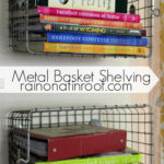 Metal Basket Shelving for the Kitchen