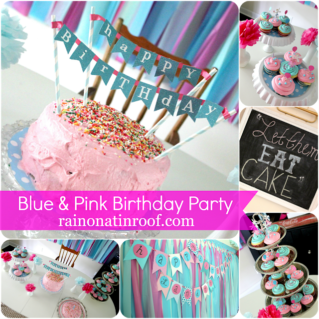 Pink and Blue Birthday Party