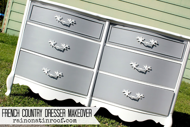 French Country Dresser Makeover Diy Chalk Paint