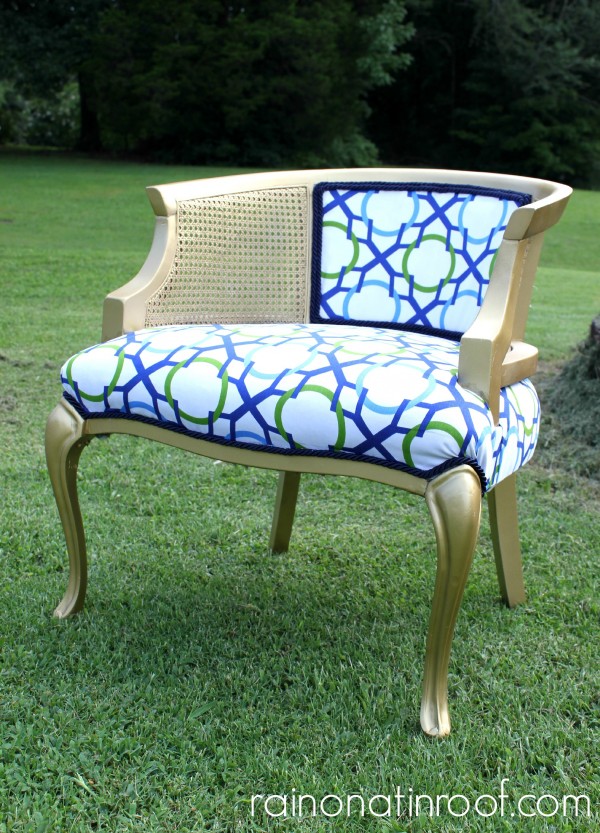 Jonathan Adler Inspired Chair {rainonatinroof.com} #jonathanadler