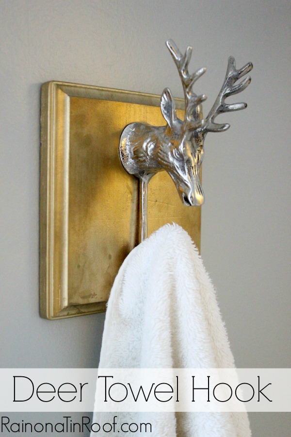 Deer Towel Hook via RainonaTinRoof.com
