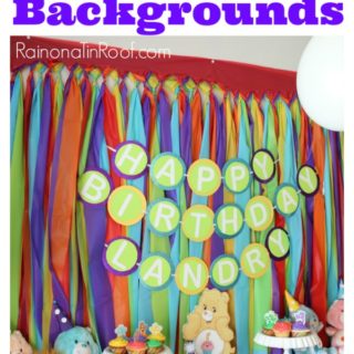 Rainbow Backdrop for Parties