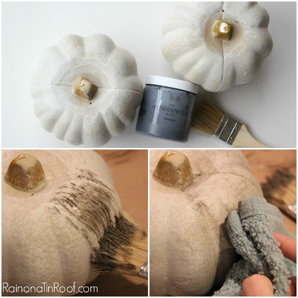 Pumpkin Place Card Holders Using Dollar Tree Pumpkins