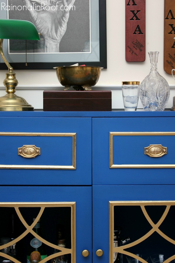 Vintage Radio Turned Bar Cabinet