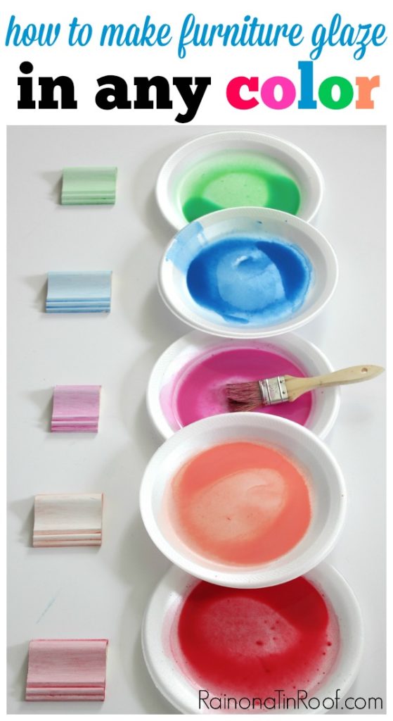 How To Make Furniture Glaze Paint In Any Color