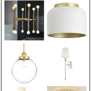 Affordable Lighting Options: Lighting for $300 or less - includes chandeliers, flush and semi-flush mount lighting, pendants and sconces. Many of the lights are less than $100!