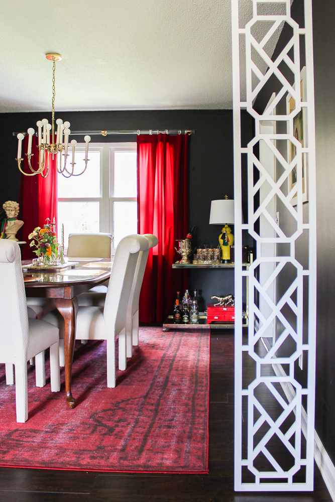 Black And White Dining Room Design On A Budget